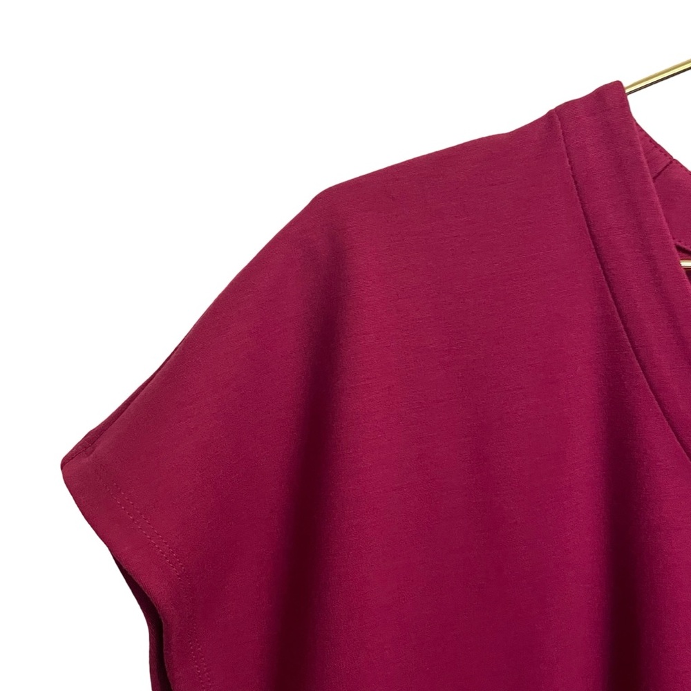J. Jill Wearever Collection Pocket Dress Boysenberry Size Small NWT - Picture 4 of 8